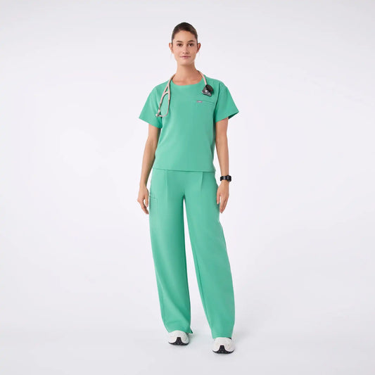 Cabral Relaxed Crewneck Scrub Top