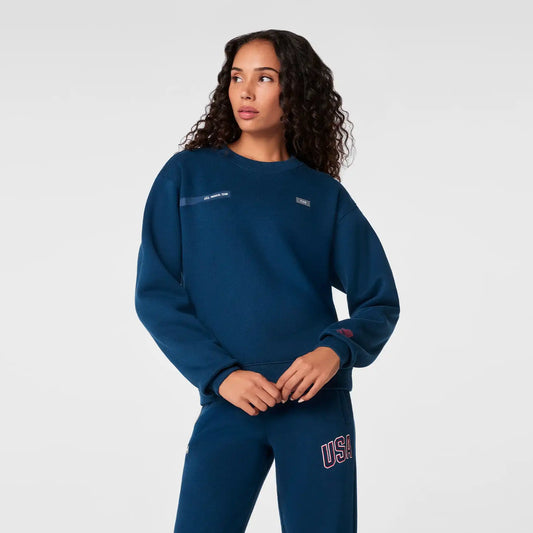 FIGS x Team USA Crewneck Sweatshirt
