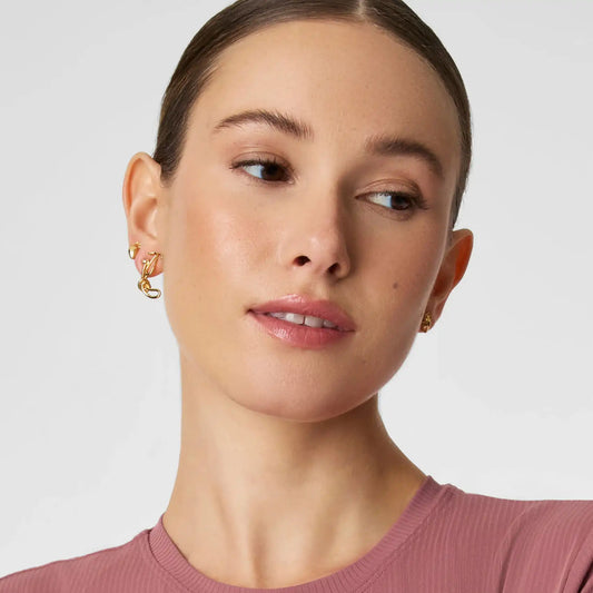 Stethoscope Knot Stud Earrings