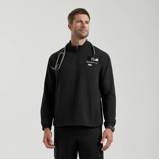 Thompson ¼ Zip Scrub Top