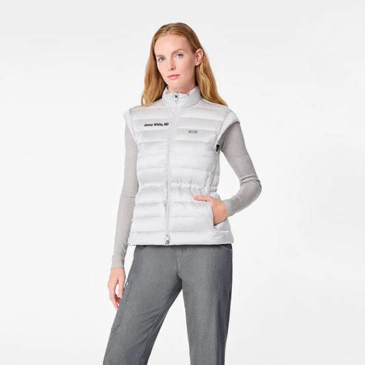 Metallic Puffer Vest